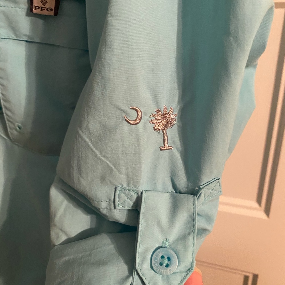 New Columbia shirt large teal - Picture 2 of 5